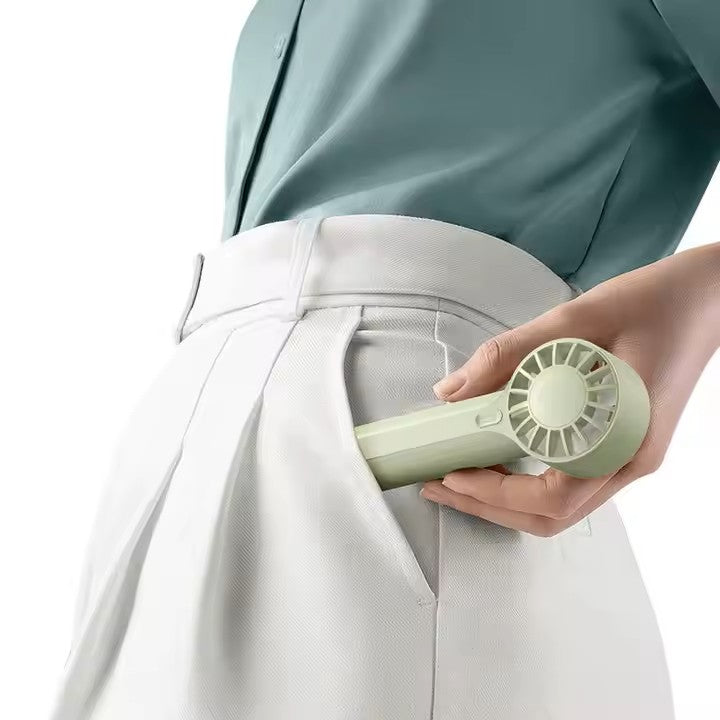 Handheld Lash Fan - Mint Green Rechargeable Mini