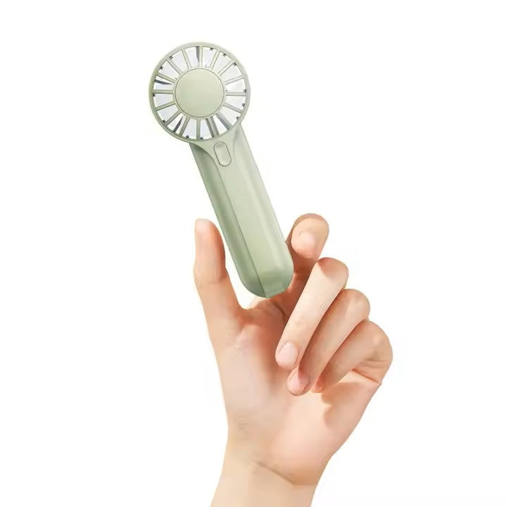 Handheld Lash Fan - Mint Green Rechargeable Mini